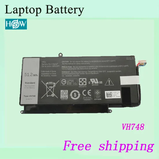 Для Vostro 5460 5470 5560 Аккумулятор для ноутбука DELL Ins14zD 3526 3528 Оригинальная батарея|battery