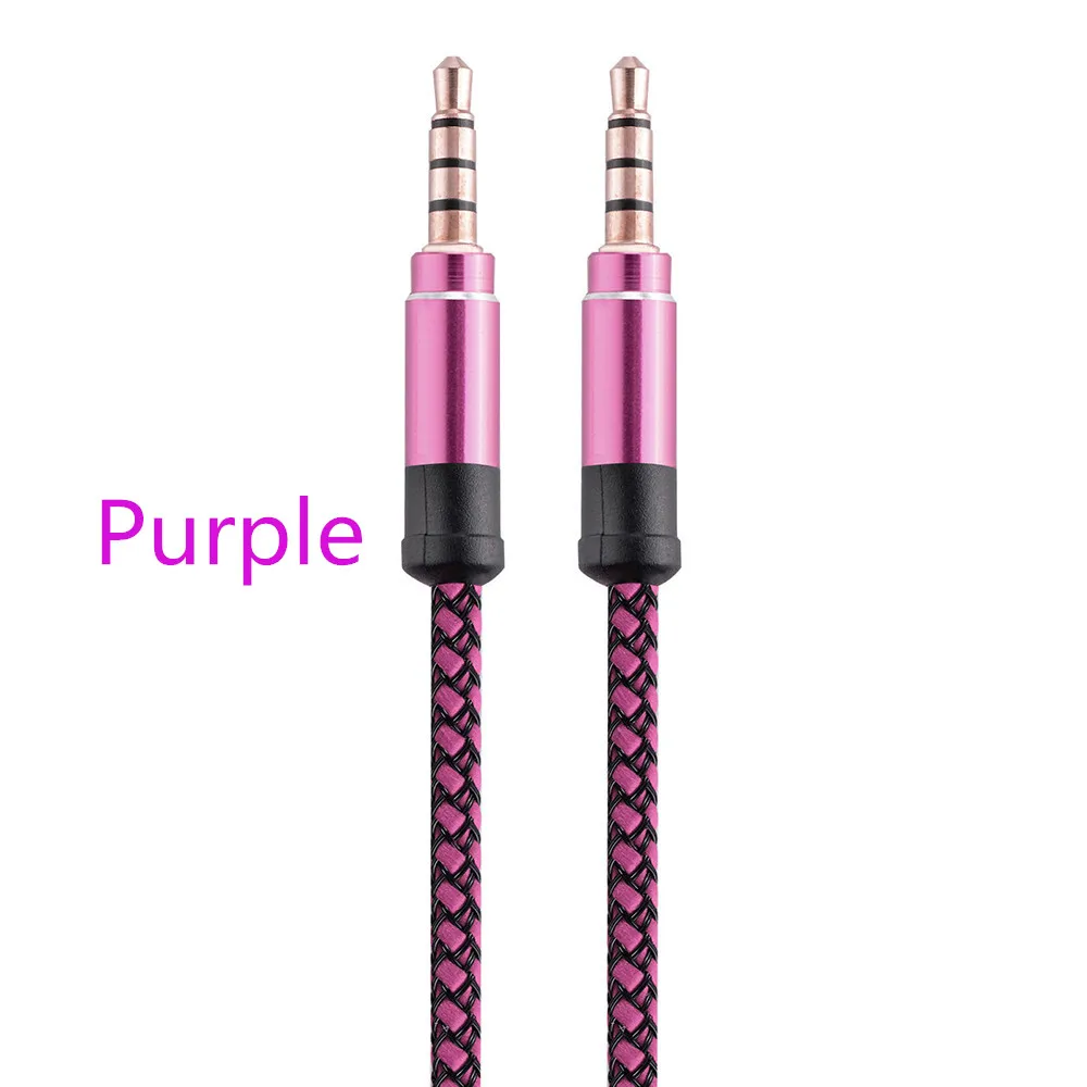3.5mm Stereo Car Auxiliary Audio Cable Male To Male for Smart Phone aux 3.5mm male audio Cable