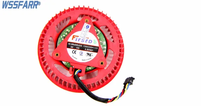 FD9238H12S 12V 0.8A 75mm Fan For ATI HD5870 HD5970