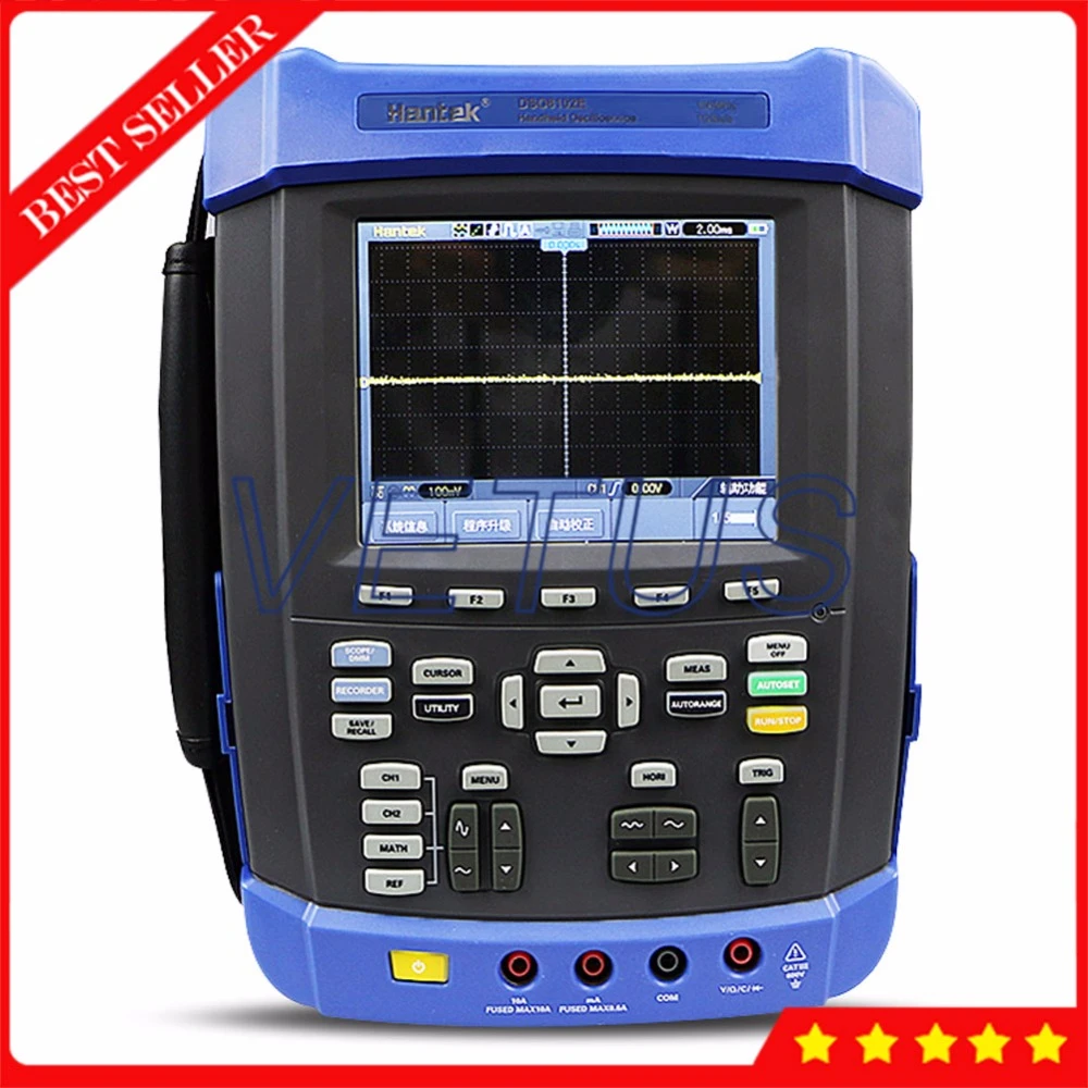 Handheld Oscilloscope 100mhz Digital Usb Scopemeter With Dso8102e 6 In