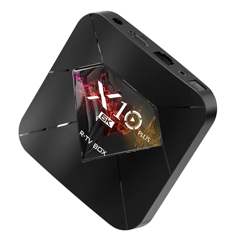 Günstige XGODY 2019X10 Plus 6K Android 9.0 Smart TV Box Allwinner H6 Quad Core 4GB 32GB 64GB 2,4 Ghz Wifi USB 3.0 H.265 Media Player Box