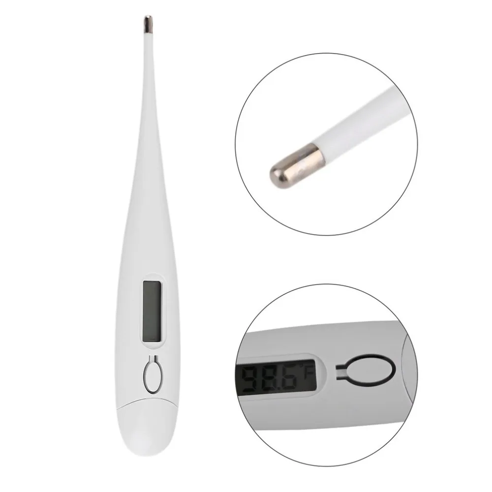 1Pcs Baby Child Adult Body Medical Digital Lcd Heating Thermometer Temperature Measurement Mouth Household Temperature Gauge