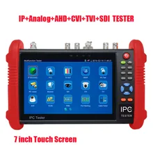 Frees shiping New Product Pro Security AHD SDI TVI CVI IPC CCTV TESTER 7INCH IPC Touch Screen Camera Video PTZ Tester Brand NEW