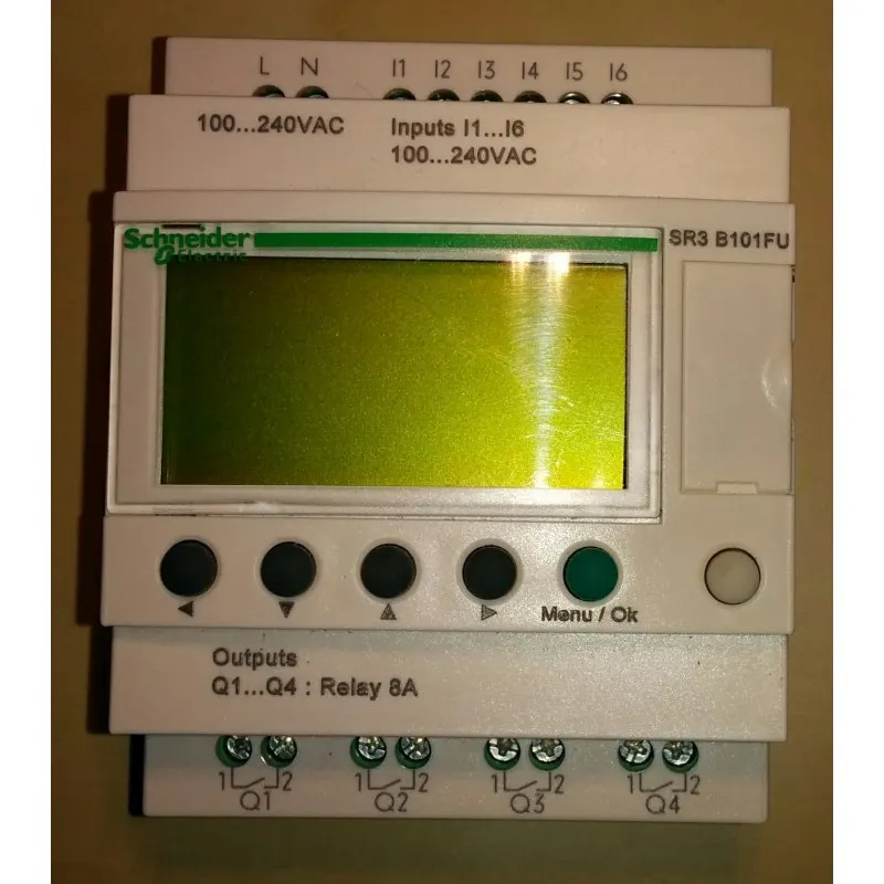 PLC смарт-реле Zelio Logic SR3B101FU 10Io 100. 240 V AC