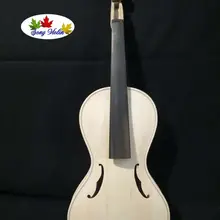 Стиль барокко незавершенная 4/4 скрипка, белая скрипка 4/4, ручная резная#7722