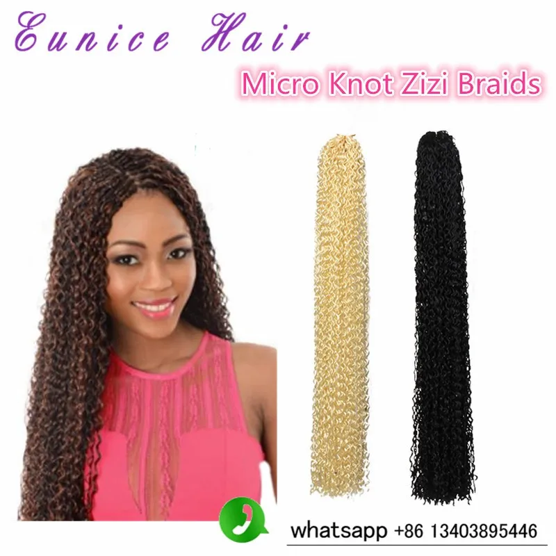 eunice braids afro twist micro knot zizi braids synthetic freetress hair  (4)