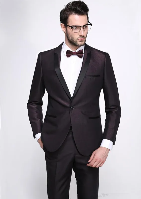 The latest hot sale high quality shawl collar buttons groom suit dress ...