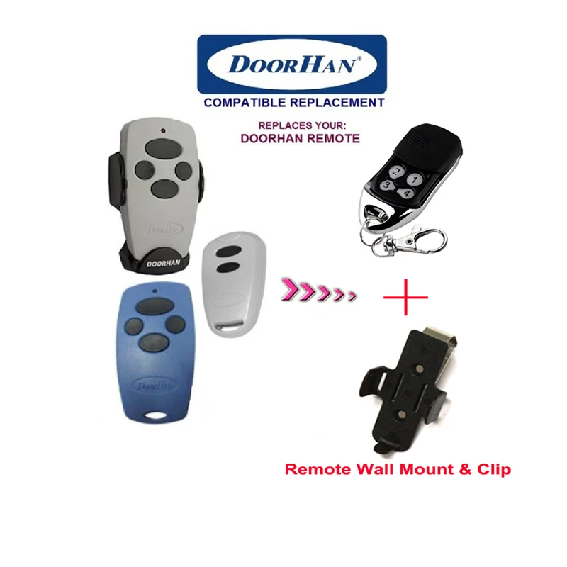 

2PCS FOR DOORHAN Replacement Rolling Code Remote Control free shipping