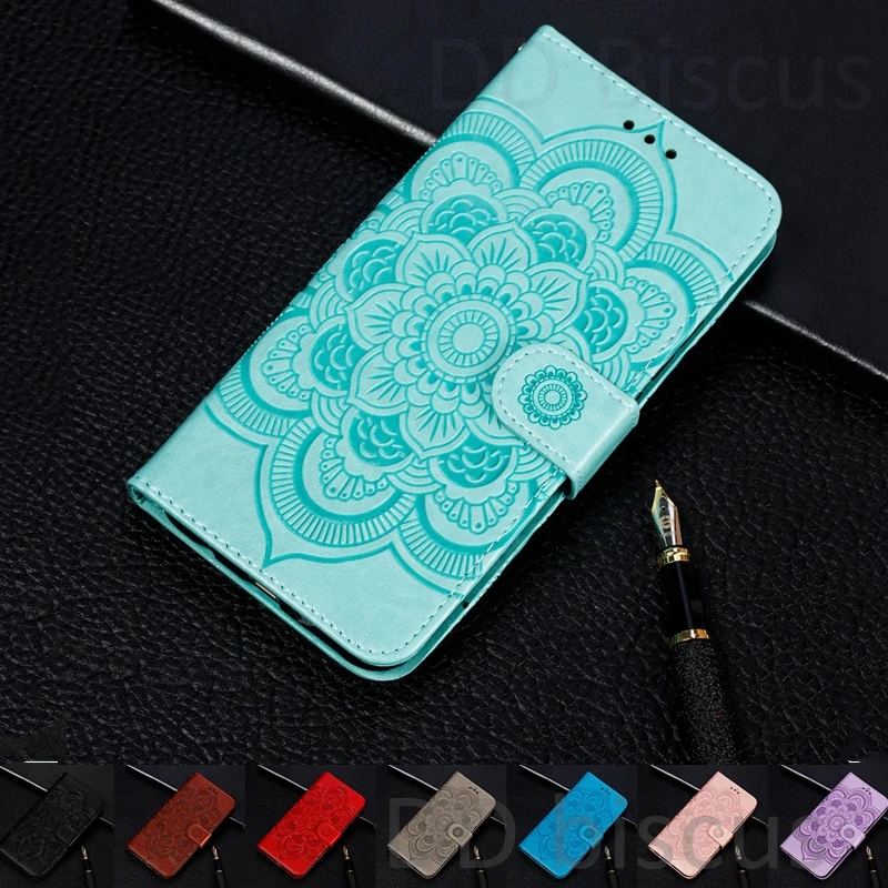 3D Cassa Del Fiore Per Samsung Galaxy A20E A10 A20 A30 A40 A50 A70 M10 M20 A8 A6 A7 2018 J4 J6 Più S10E S10 S9 Borse Di Cuoio Del Raccoglitore