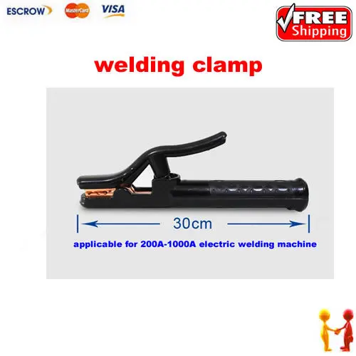 Freeshipping!! 200 1000A Welding Copper Electric Soldering Pliers Clamp