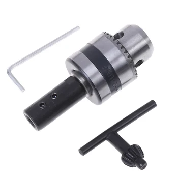 

1Set New 1.5-10mm Drill Chuck Driver Converter 3/8'' 24UNF Quick Connect With Key Adaptor