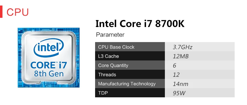 GETWORTH R31 жидкостного охлаждения компьютера Intel I7 Desktop I7 8700 К GTX1060 6 ГБ WD 240 г SSD 8G RAM Win10 5 светодио дный поклонников водяного охлаждения ПК