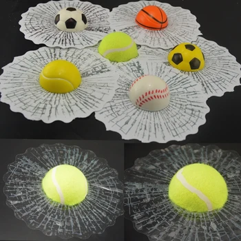 

Car Styling 3D Car Stickers Funny Auto Ball Hits Car Body Window Sticker Self Adhesive Baseball Tennis Decal Accessories