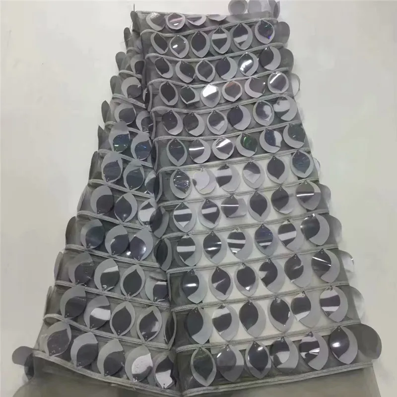 Кружевная ткань с 3d цветочной аппликацией и блестками|Кружево| |