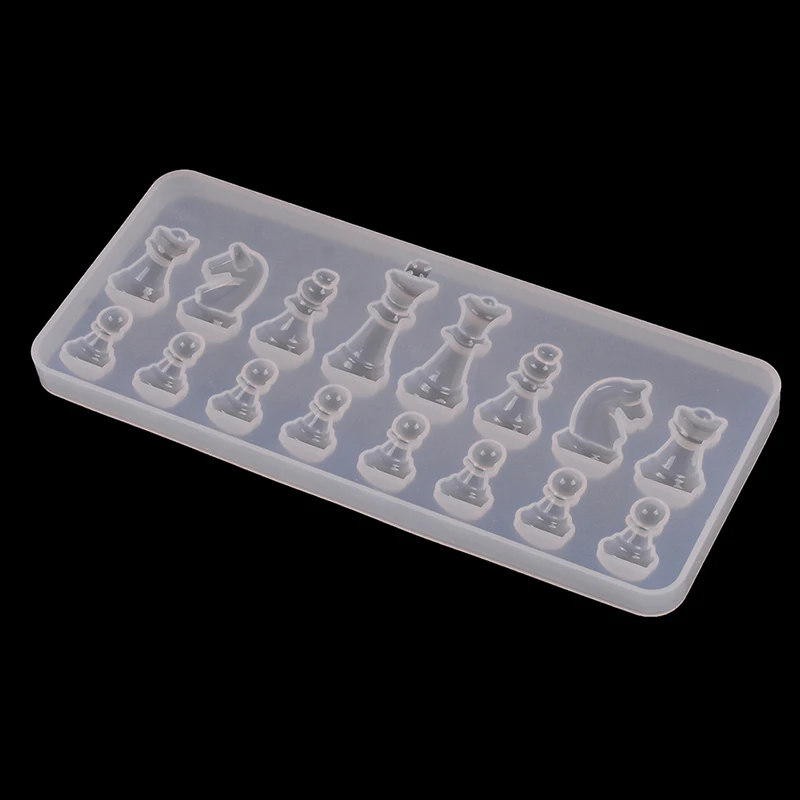 

1PCS Silicone Mold International Chess Shape DIY Clay Epoxy Resin Mold Pendant Decoration Molds Candy Chocolate Cake Mould Aouke