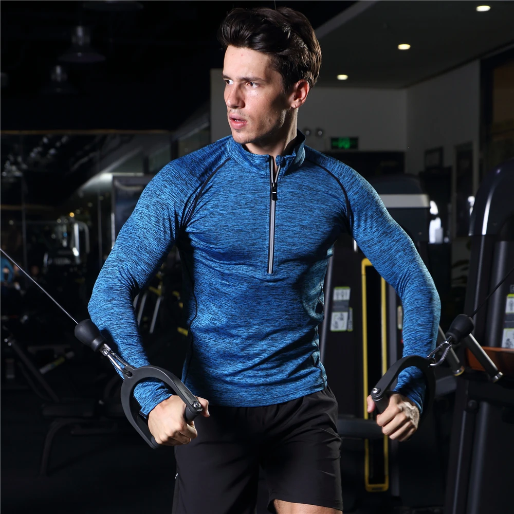 Winter Thermal Mens Running Jackets Fitness Sports Coat Gym Fitness