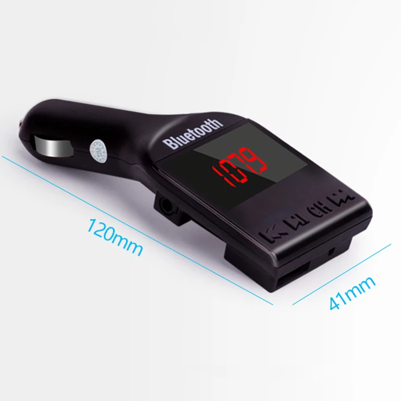 Bluetooth Car Kit MP3 Player FM Transmitter Handsfree Wireless FM Modulator Support TF Micro SD USB Music Playing