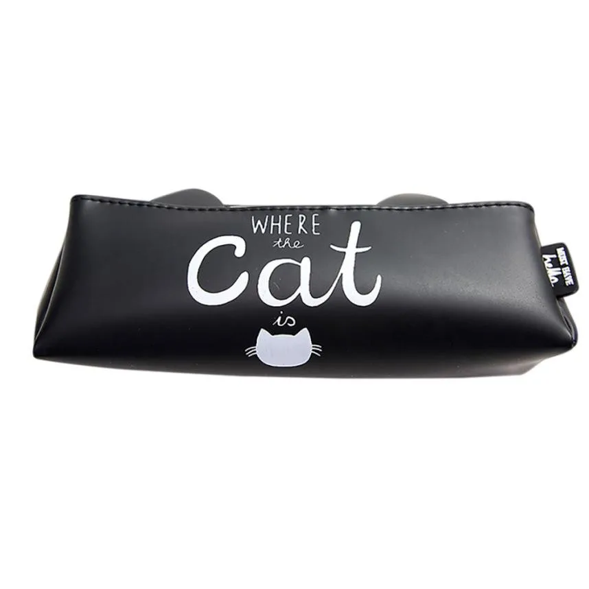 

Korean Cosmetics Cartoon Zipper PU Leather Makeup Box Women Cosmetics Bag Makeup Necessaries Travel Maleta Para Maquiagem#12
