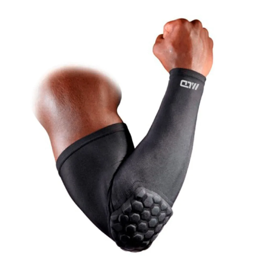 Long Elbow Pads Protector Brace Support Guards Arm Guard Gym Padded