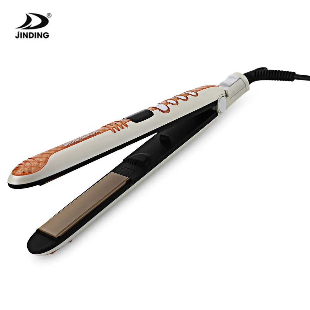 

JINDING JD-3311 Electric Hair Straightener Anion Digital Display Ceramic Straightening Irons Dry Hair Flat Iron