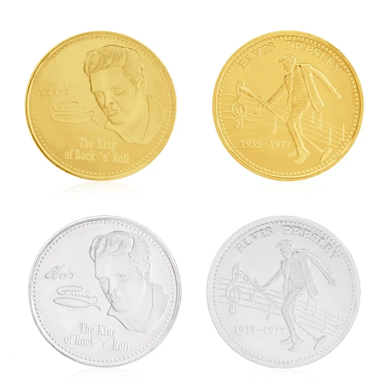 

Commemorative Coin Elvis Presley Collection Arts Gift BTC Bitcoin Alloy Souvenir