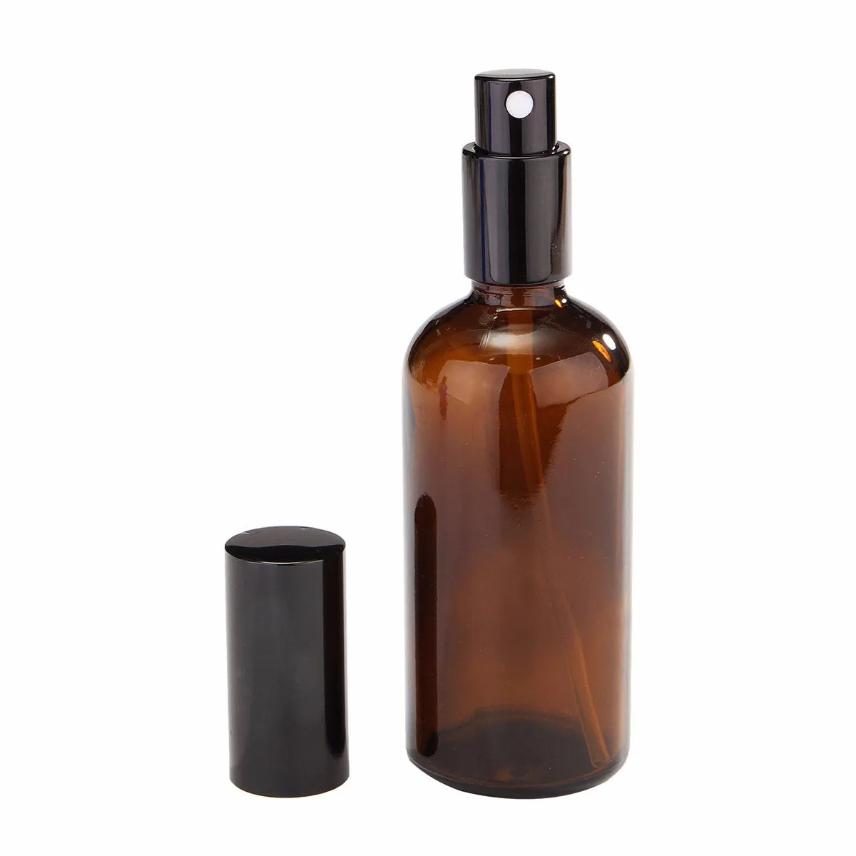 Download New 1PCS 100ML Amber Glass Atomizer Bottle Vial For ...