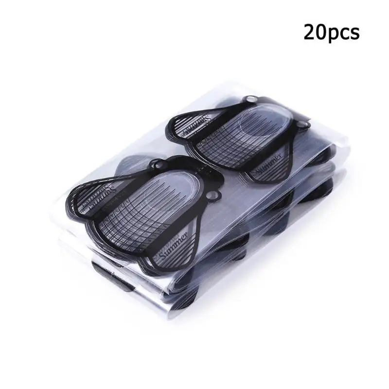 /20/50 шт наращивание ногтей строитель формы в форме пчелы нейл-арта для французского маникюра акриловые УФ-гель для ногтей Руководство трафарет маникюрные инструменты