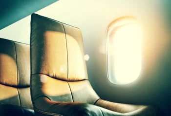 

Laeacco Airplane Window Chair Light Bokeh Scene Baby Photography Backgrounds Customized Photographic Backdrops For Photo Studio