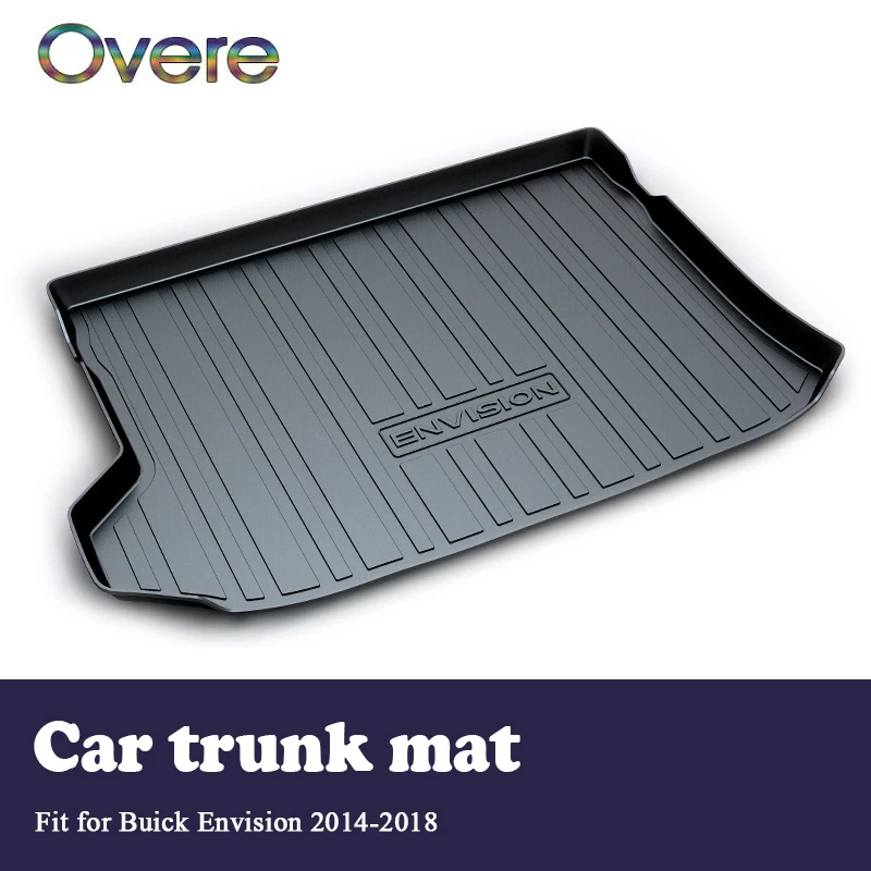 

Overe 1Set Car Cargo rear trunk mat For Buick Envision 2014 2015 2016 2017 2018 Boot Liner Tray Waterproof Anti-slip accessories