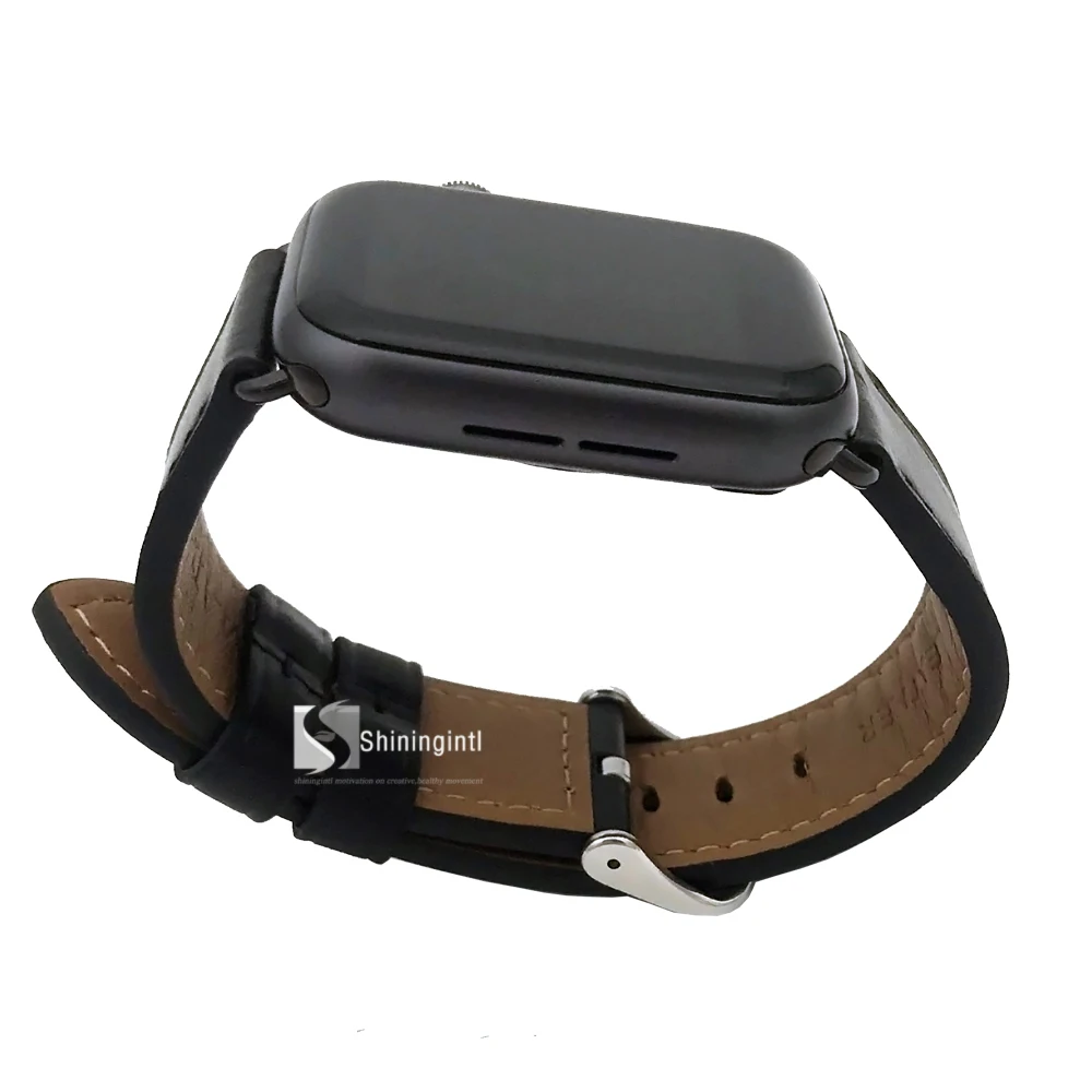 Smochm ремешки из натуральной кожи на заказ для iwatch Apple Watch 42 мм 44 мм серии 4 3 2 1 Nike+/Hermes/Edition