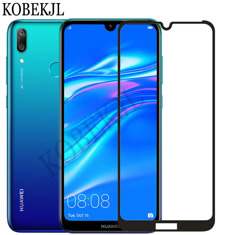 Стекло для Huawei Y7 2019 защита экрана Pro полное покрытие стекло Y 7 Prime Y7Pro Y7Prime