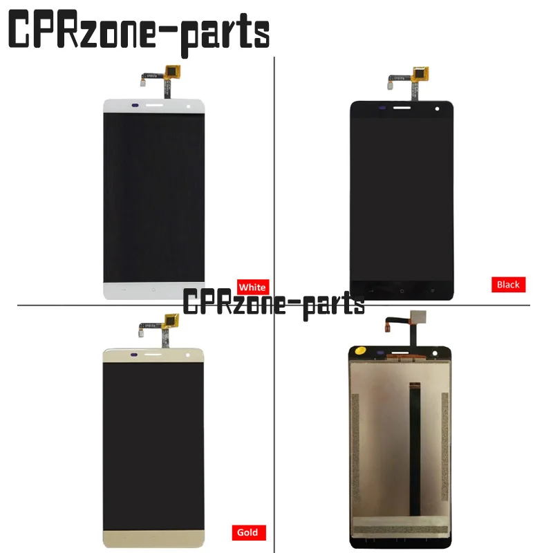 

5.5" Black / White / Gold For Oukitel K6000 Pro LCD Display with Touch Screen Digitizer sensor panel Assembly free shipping