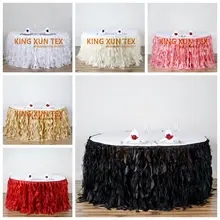 4 шт круглая плетеная скатерть из тафты \ Свадебная скатерть для особых случаев плинтус