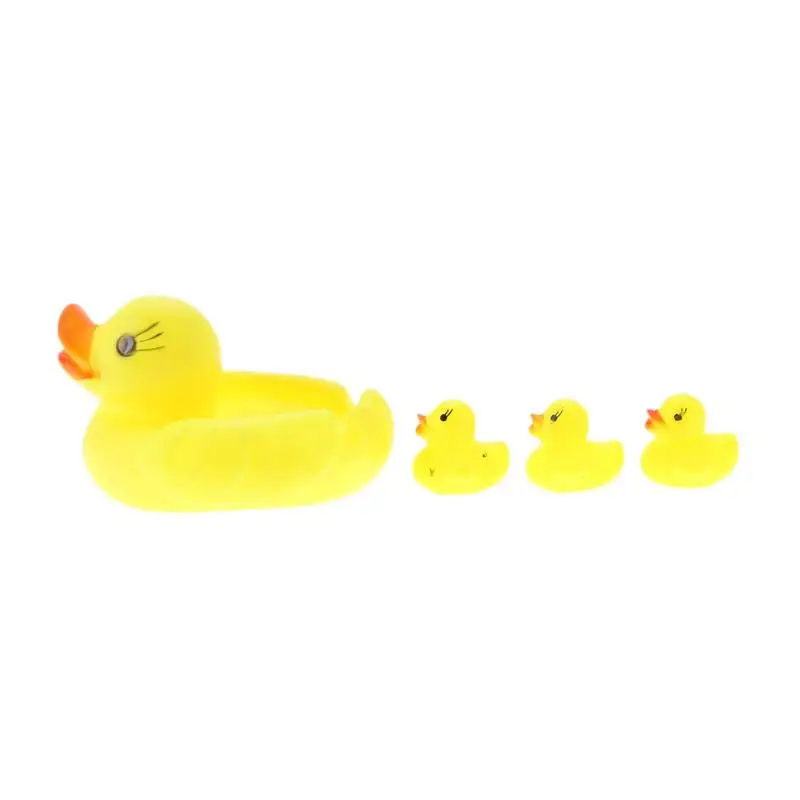 Baby Bath font b Toys b font Water Floating Rubber Yellow Duck Bathroom font b Toys