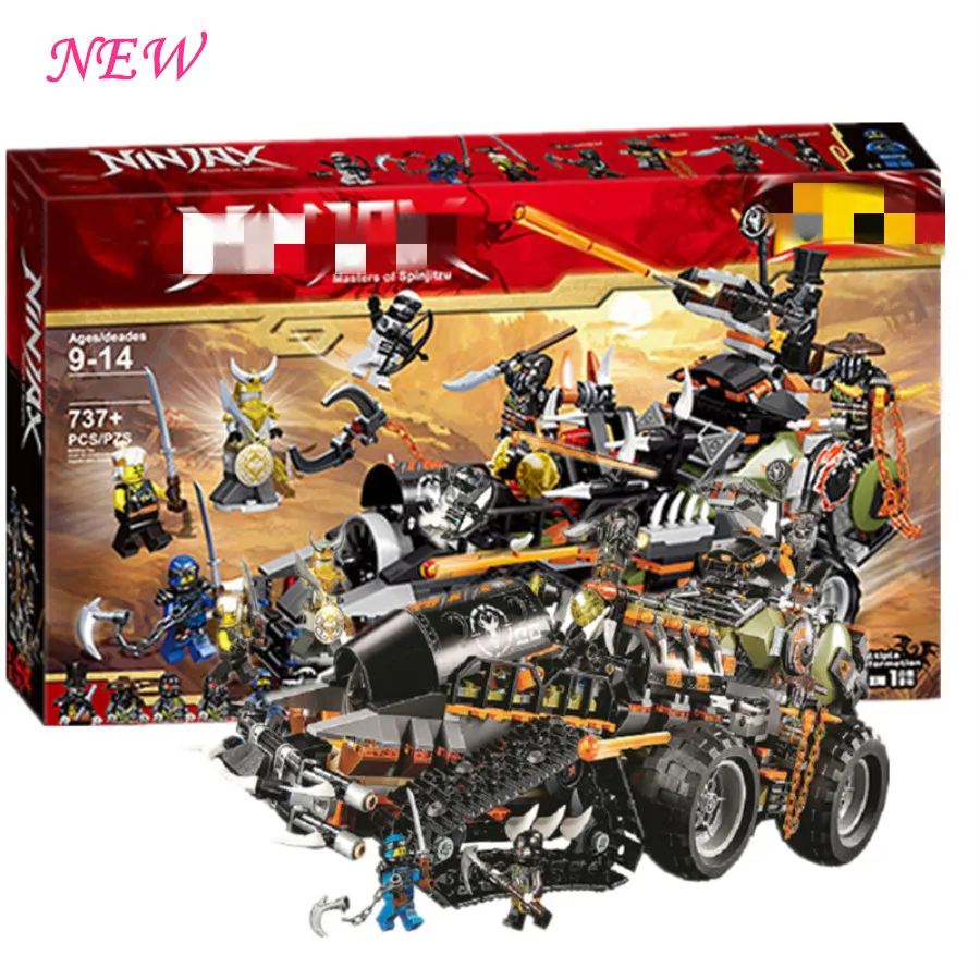 

2019 New NinjagoE Dragon Warriors Vehicle bricks Compatible with building blocks Model Educational Toys for Kids gifts