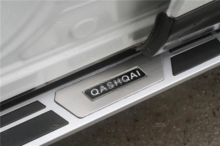 Высокое качество Беговая доска подходит для Nissan Qashqai автомобиль-Стайлинг автомобильные аксессуары боковой шаг Nerf бар