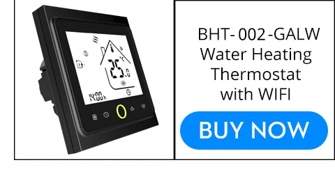 Умный термостат Wi Fi контроль температуры ler теплый пол нагрева воды работает Amazon Alexa эхо Google дома туя приложение