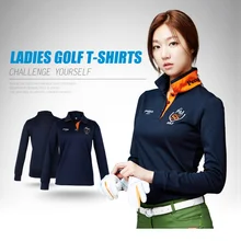 Новые женские футболки поло для гольфа с длинным рукавом осень зима рубашка для гольфа рубашка поло HOMBRE Дамы Одежда для гольфа быстросохнущая