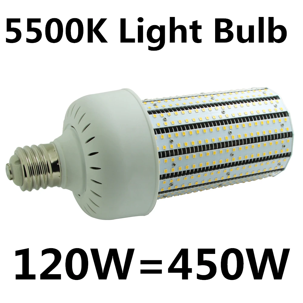 Daylight White 5500K Mogul Base 120W E39 E40 Corn Led Light Bulb UL