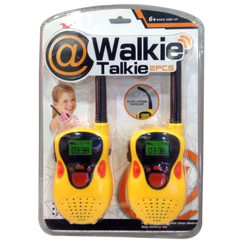 2 pcs 1 Pair Walkie Talkies toy Mini Handheld Portable Children Walkie Talkie Radio Outdoor Interphone Toy for Children Gifts 3