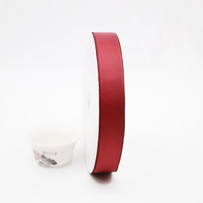 wine red Grosgrain Ribbon