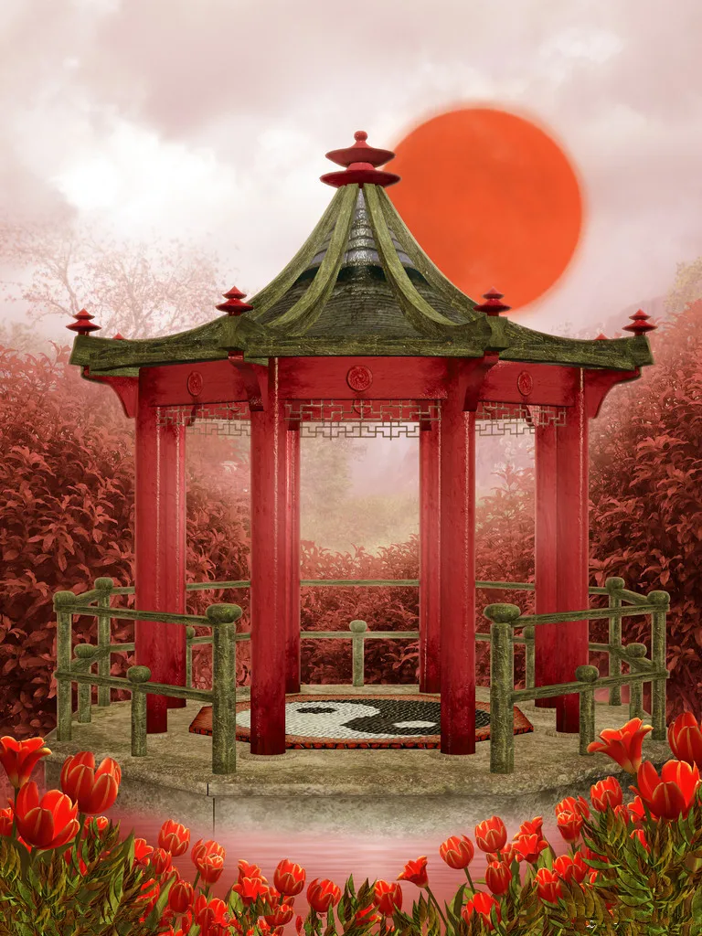 

Vinyl Custom Photography Backdrops Prop Digital Printed Fairy tale theme Photo Studio Background NTHU-335