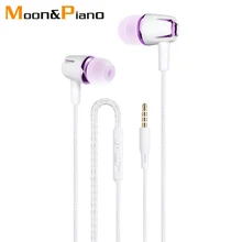 Горячая Распродажа спортивные наушники 3,5 мм наушники-вкладыши стерео гарнитура с микрофоном для мобильного телефона ноутбука компьютера сотового телефона MP3 MP4