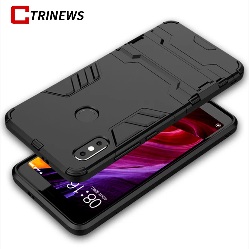 Гибридный панцири чехол для Xiaomi Redmi 5A Note 4 4A 4X силиконовый подставка из
