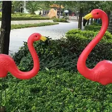 2 шт./лот, красный Фламинго украшения сада газон тема вечерние Десерт Таблица организованы. Балкон украшения