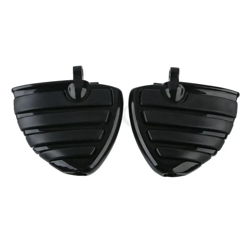 

Wing Foot Pegs Rests Black For Harley Touring Electra Glide Dyna FLH FLHS Softail FLS
