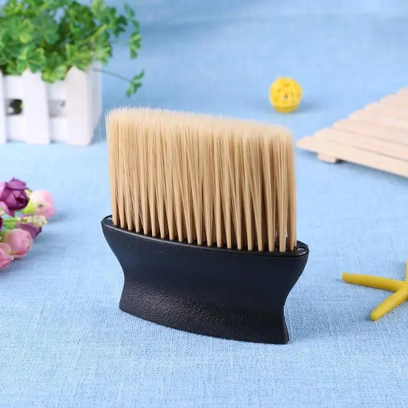 Wide Neck Brush Soft Salon Hair Cutting Neck Duster Cleaning Brush Hair Cleaning Brush Soft Fibre Hair Neck Face Wash Brush