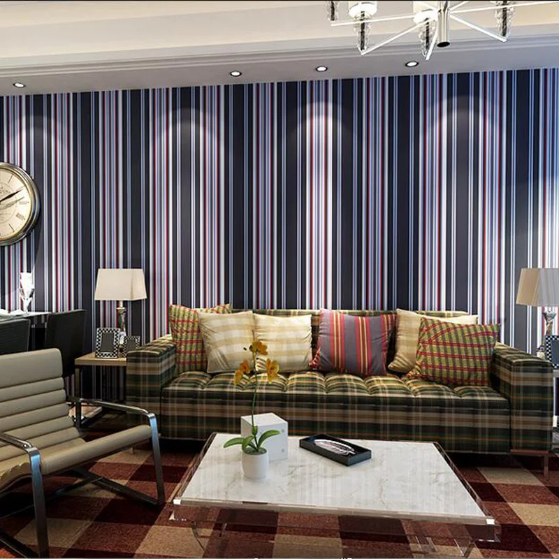 

Q QIHANG Europe Style Environmentally Friendly Modern Living room Bedroom Study Non-woven Wallpaper 0.53m*10m=5.3m2