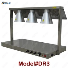 DR3/DR4 electric counter top food warmer heating lamp for buffet and restaurant