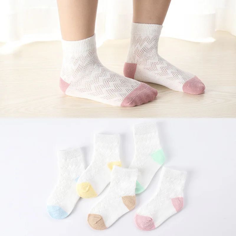 5Pairs/lot Baby Socks Summer Mesh Thin Boy's Socks for Children Girls Heart Cotton Kids Toddler Socks Baby Clothes Accessories 5Pairs/lot Baby Socks Summer Mesh Thin Boy's Socks for Children Girls Heart Cotton Kids Toddler Socks Baby Clothes Accessories